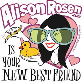 Alison Rosen is Your New Best Friend Logo
